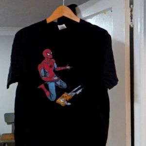 Spiderman T shirt funny